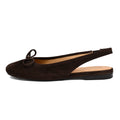 Goat Suede Brown Slingback