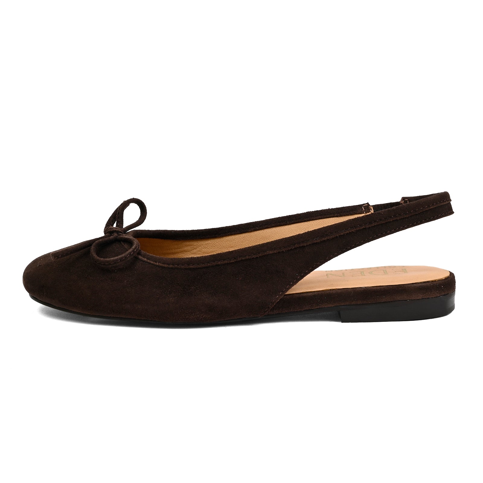 Goat Suede Brown Slingback