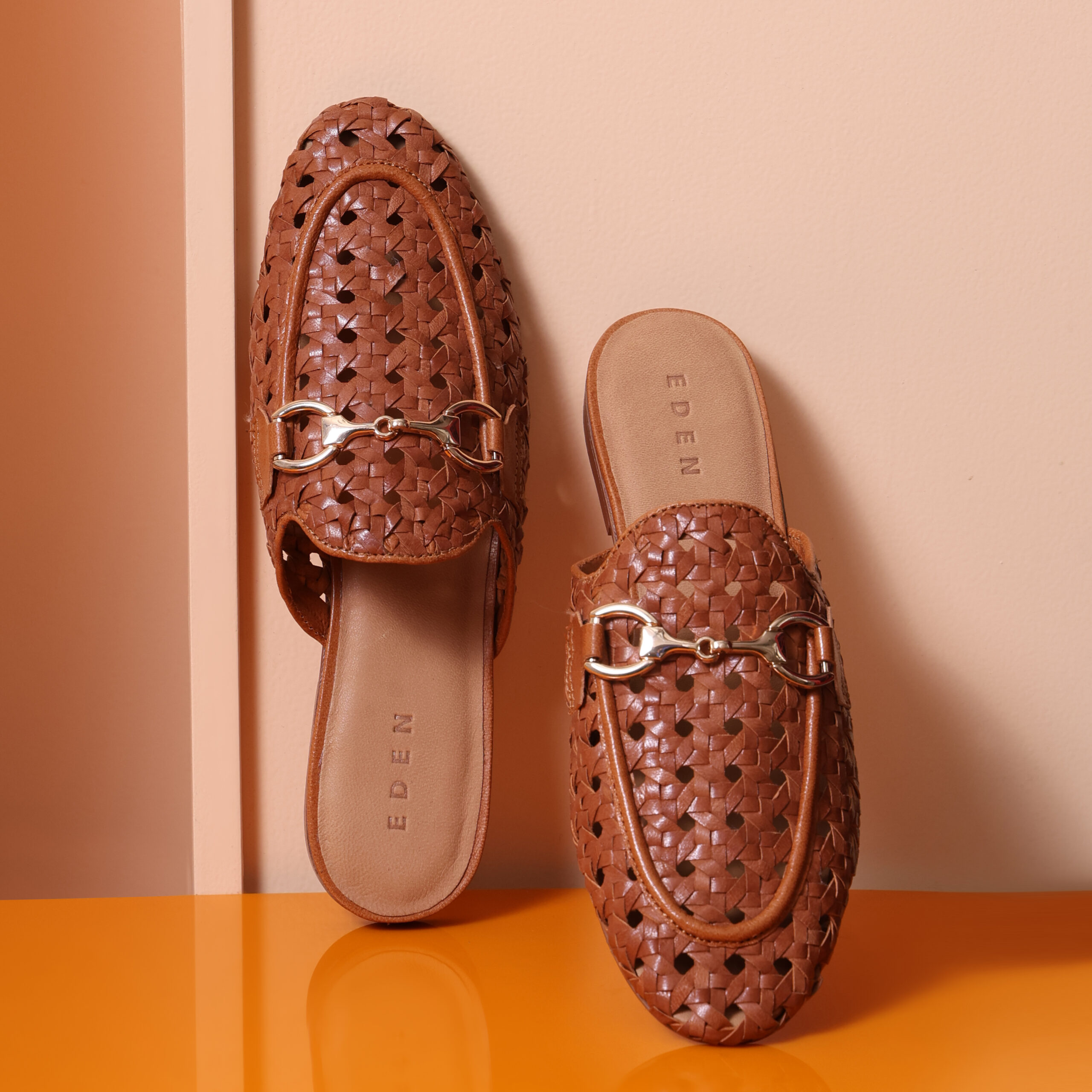 Woven open sandal